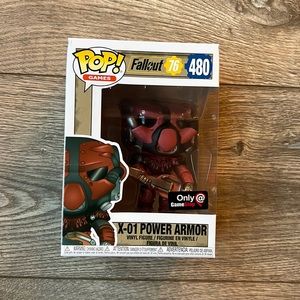 Funko Pop Games Fallout 76 X-01 Power Armor #480 Game Stop Exclusive